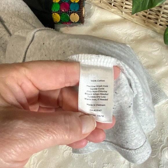 Talbots Light Gray Terry Cardigan With Pockets M - Picture 13 of 16